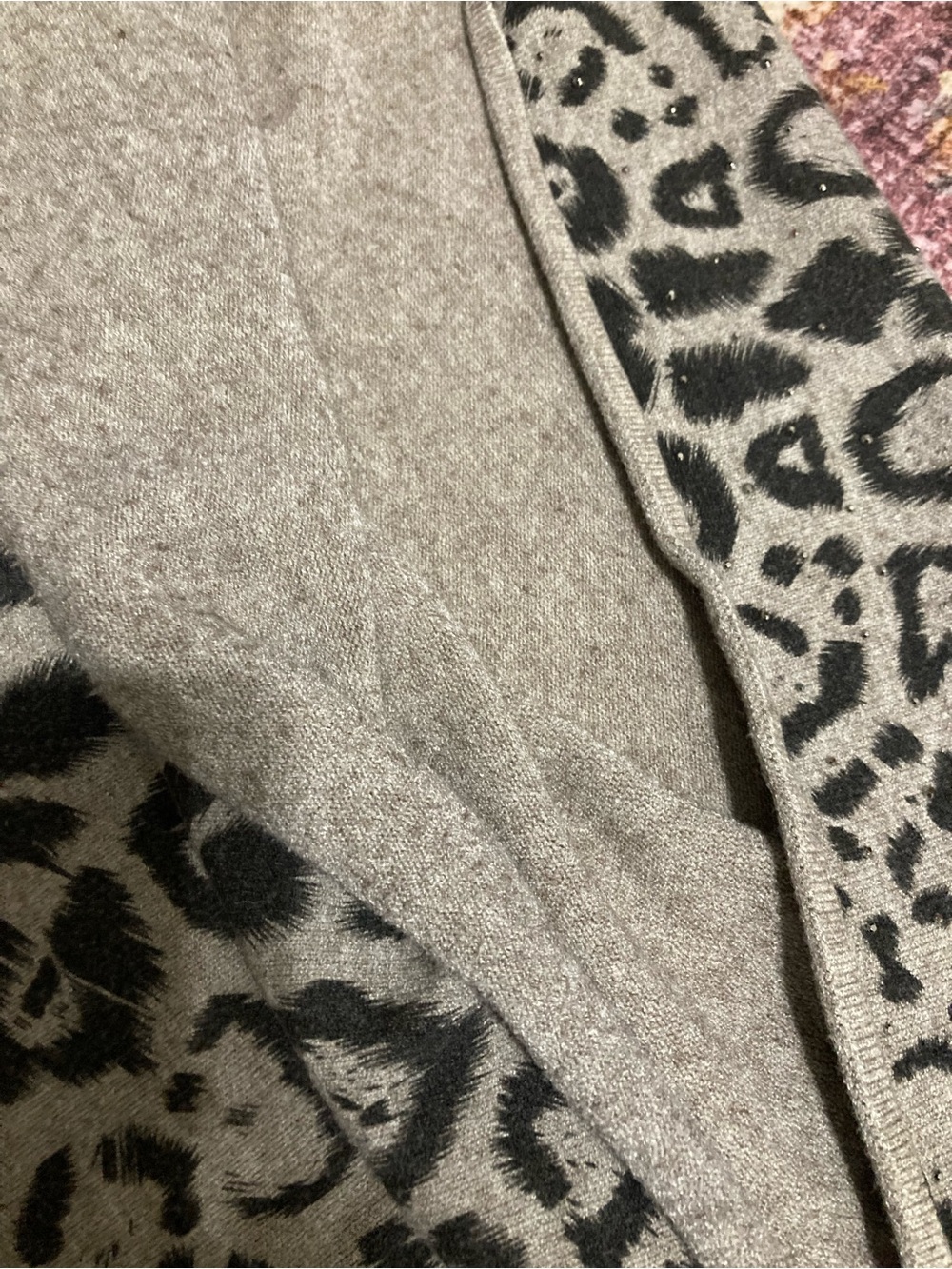 Leopard Print Poncho - Picture 5 of 5